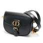 Christian Dior Black Leather Shoulder Bag Style 27