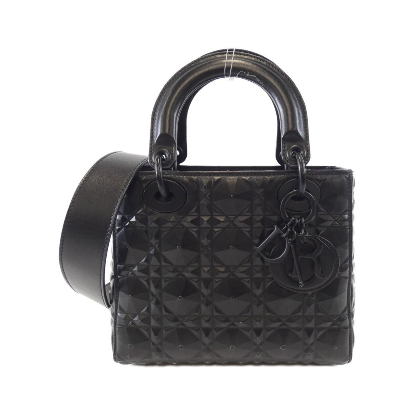 Christian Dior Black Leather Handbag Style 9