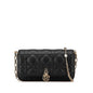 Christian Dior Black Leather Shoulder Bag Style 6