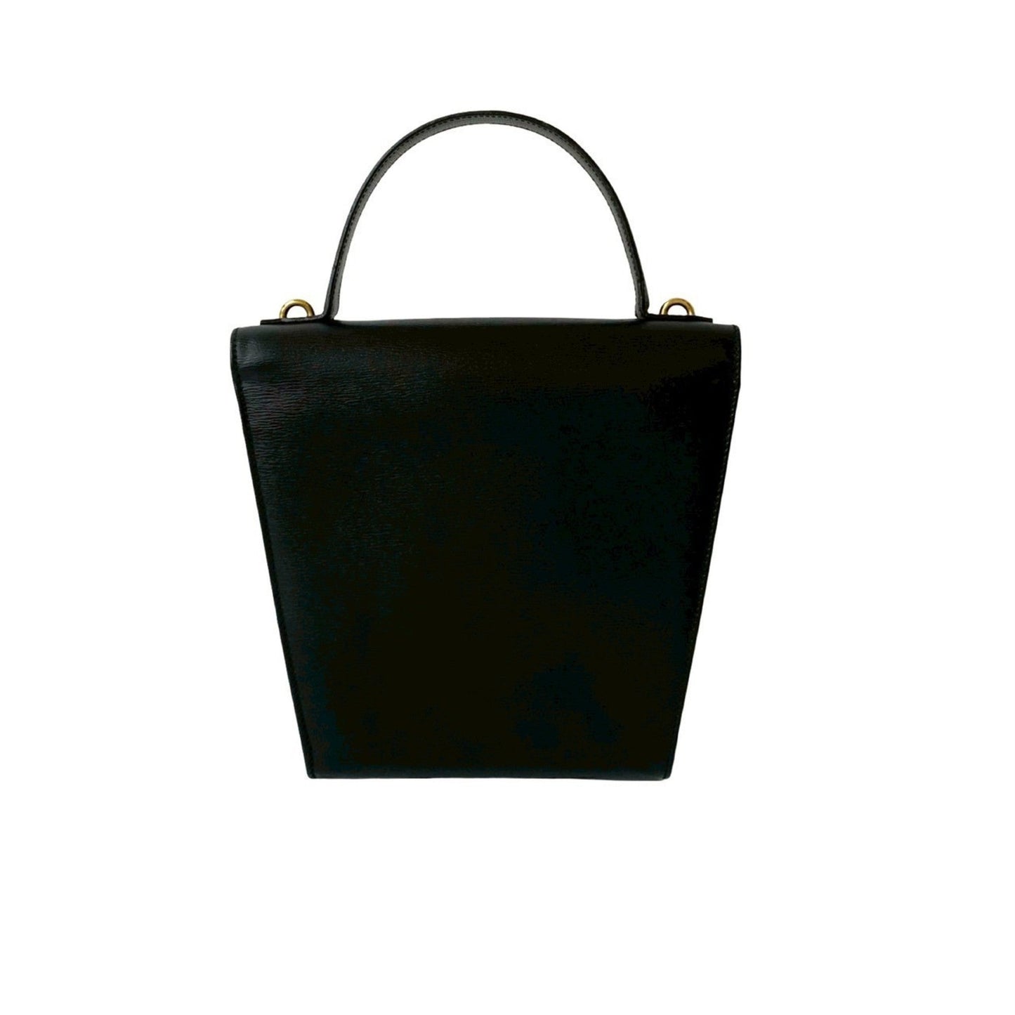 Christian Dior Black Leather Handbag Shoulder Bag Style 7