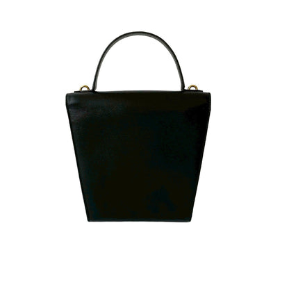 Christian Dior Black Leather Handbag Shoulder Bag Style 7