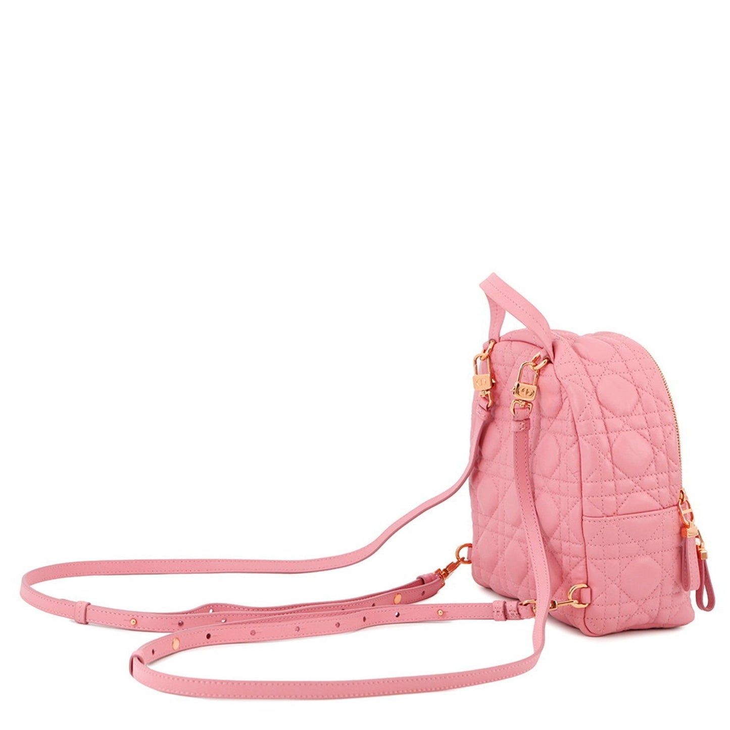 Christian Dior Pink Leather Backpack Leather