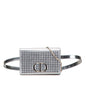Christian Dior Silver Leather Shoulder Bag