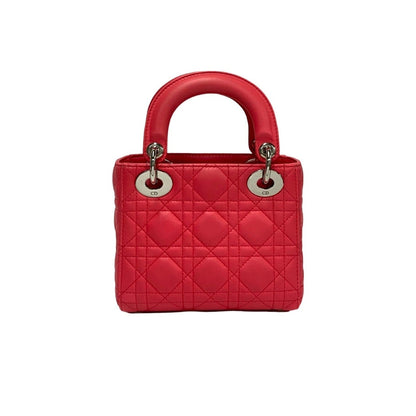Christian Dior Pink Leather Handbag Shoulder Bag Style 5