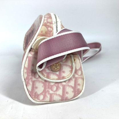 Christian Dior Pink Pvc Leather Pouch Shoulder Bag