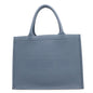Christian Dior Blue Leather Tote Bag
