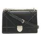Christian Dior Black Leather Clutch Bag Shoulder Bag