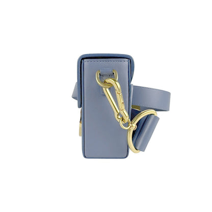 Christian Dior Blue Leather Shoulder Bag Style 5