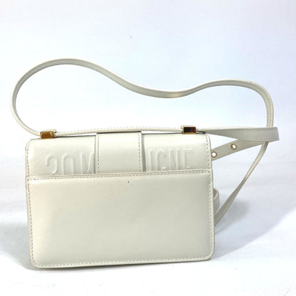 Christian Dior White Leather Shoulder Bag Style 2