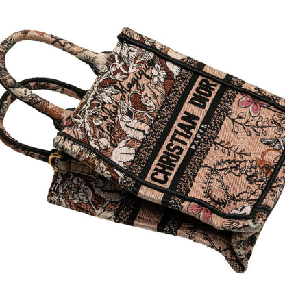 Christian Dior Brown Canvas Shoulder Bag Tote Bag