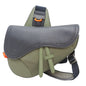 Christian Dior Khaki Leather Nylon Sling Bag