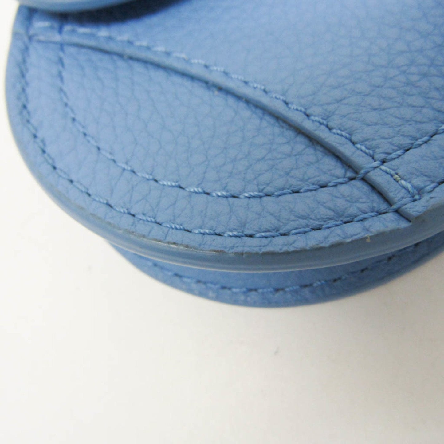 Christian Dior Blue Leather Pouch
