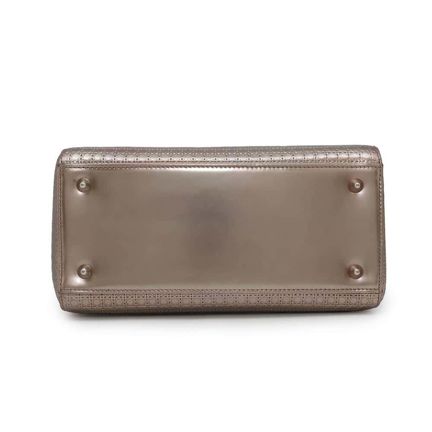 Christian Dior Metallic Pink Leather Handbag Shoulder Bag