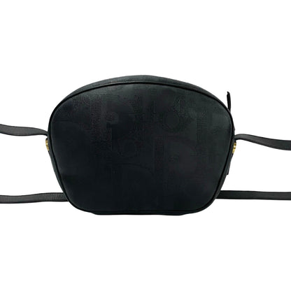Christian Dior Black Leather Pvc Pochette Shoulder Bag Leather