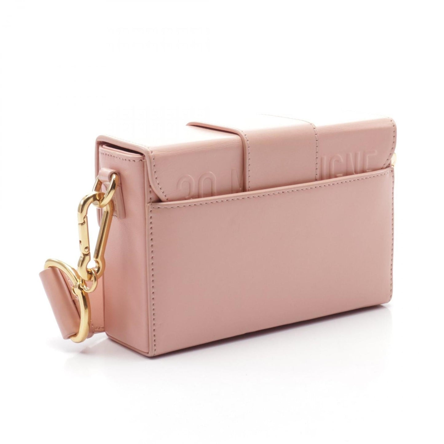 Christian Dior Pink Leather Shoulder Bag Style 7
