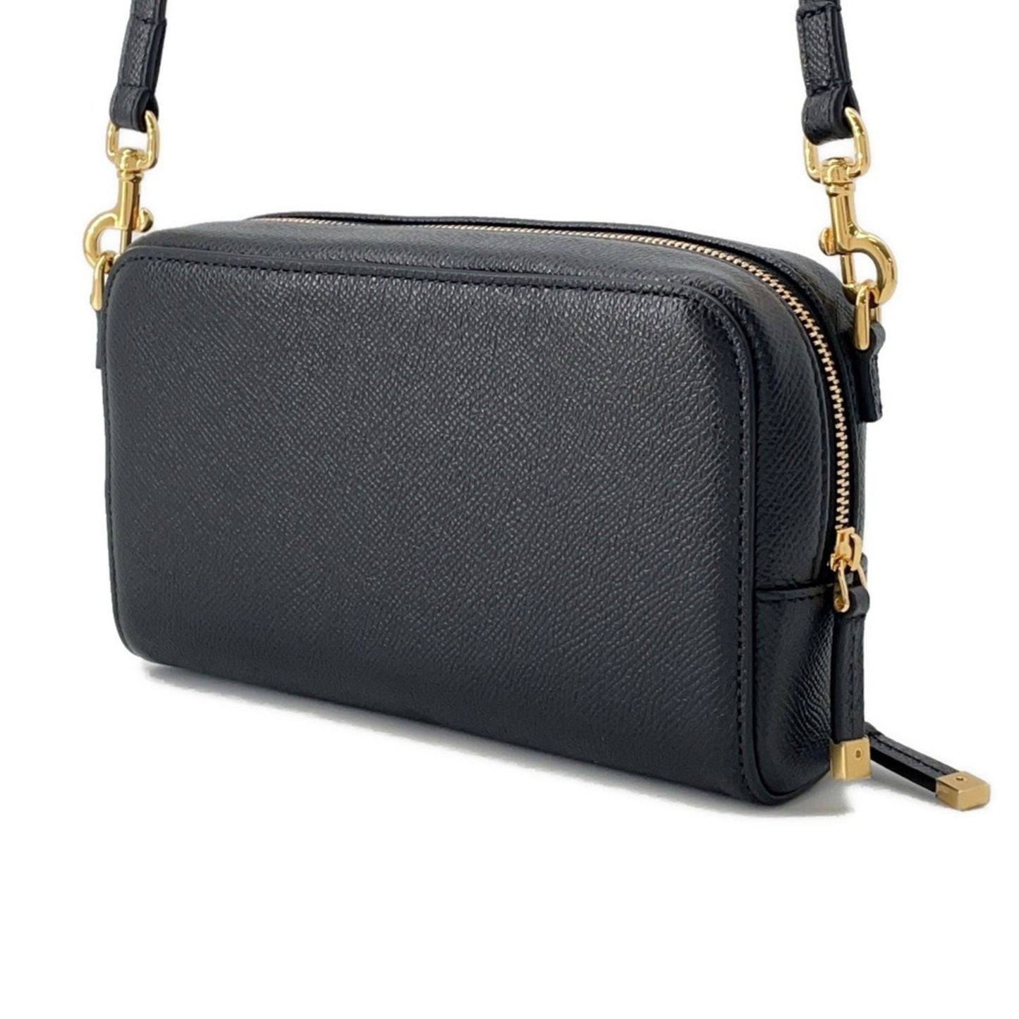 Christian Dior Black Leather Shoulder Bag Style 25