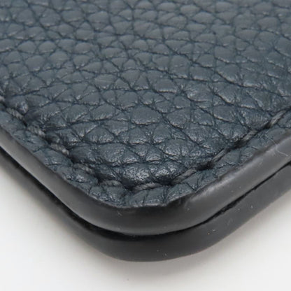 Christian Dior Navy Leather Clutch Bag Pouch