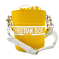 Christian Dior Yellow Leather Handbag Shoulder Bag Leather