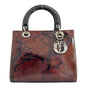 Christian Dior Lady Dior Patent Leather Handbag