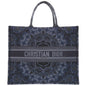 Christian Dior Navy Canvas Tote Bag Canvas