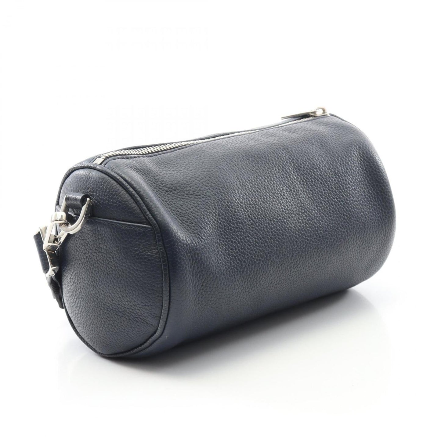 Christian Dior Navy Leather Shoulder Bag
