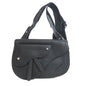 Christian Dior Black Leather Shoulder Bag Style 30