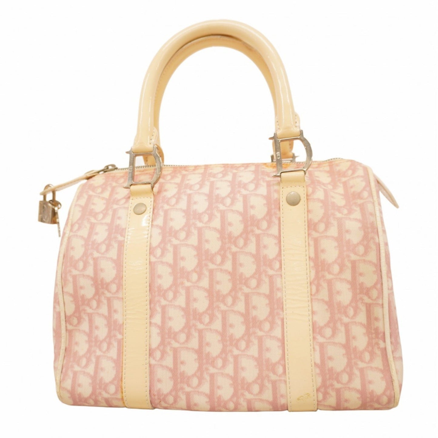 Christian Dior Ivory Pink Pvc Handbag