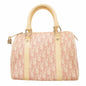 Christian Dior Ivory Pink Pvc Handbag