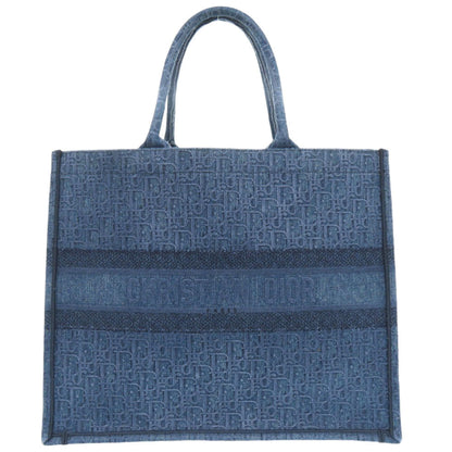 Christian Dior Blue Denim Tote Bag ()