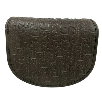 Christian Dior Brown Leather Shoulder Bag