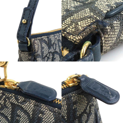Christian Dior Navy Trotter Shoulder Bag