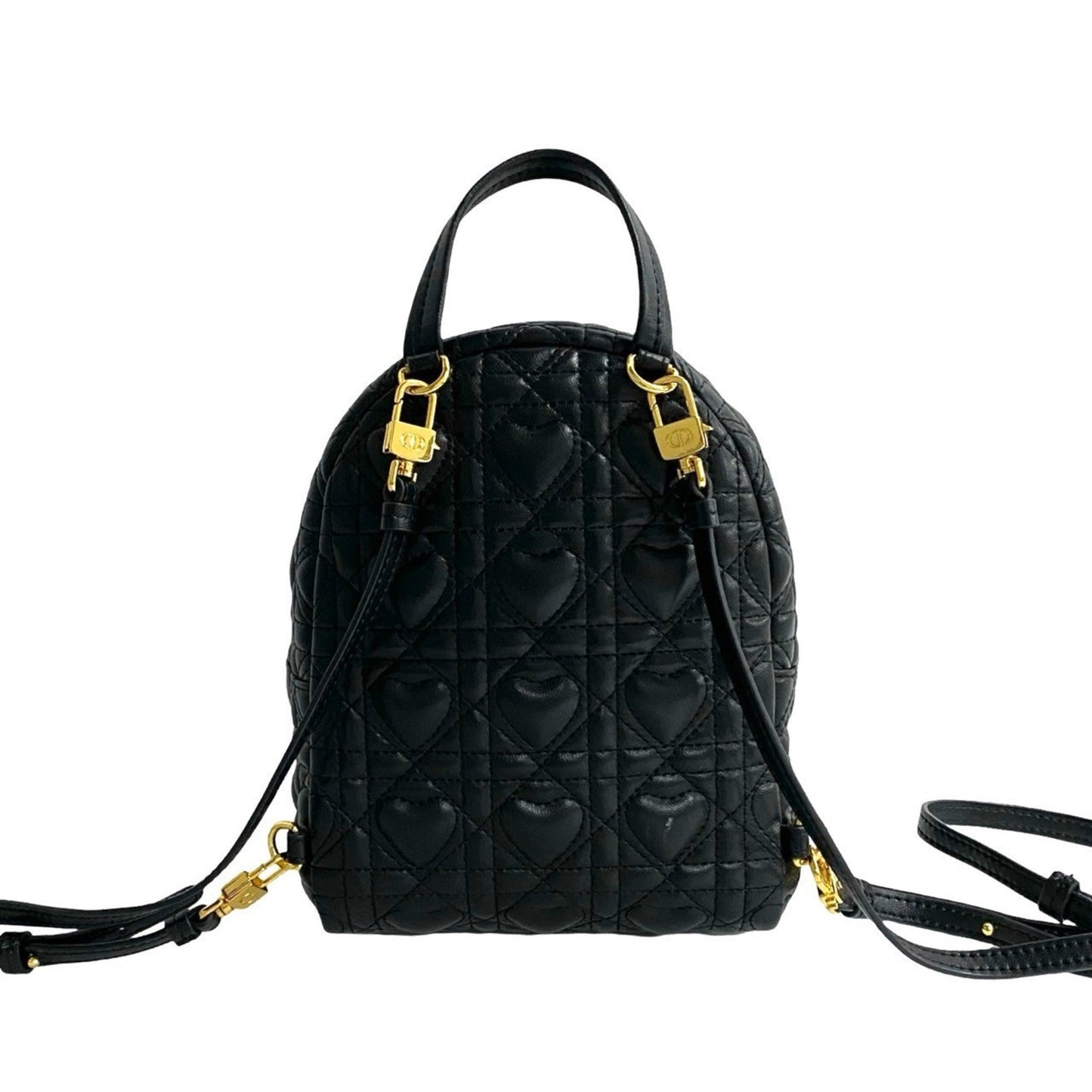 Christian Dior Black Leather Backpack Style 6