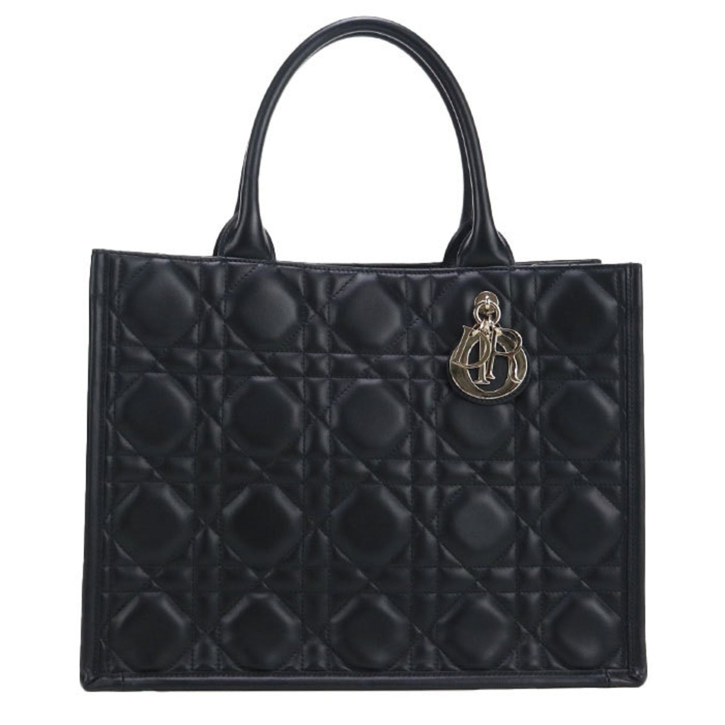 Christian Dior Black Leather Tote Bag Style 2