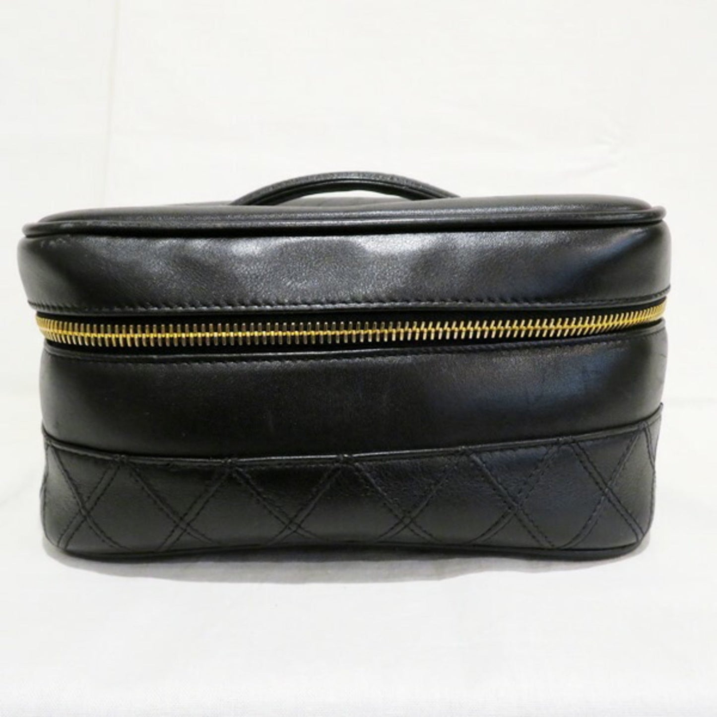Chanel Bicolore Lambskin Vanity Bag Handbag Ladies