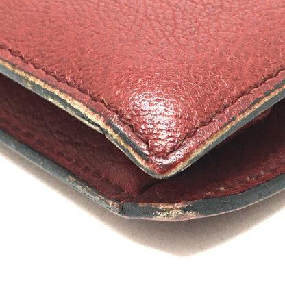 Christian Dior Red Leather Shoulder Bag