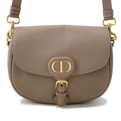 Christian Dior Grayish Leather Shoulder Bag