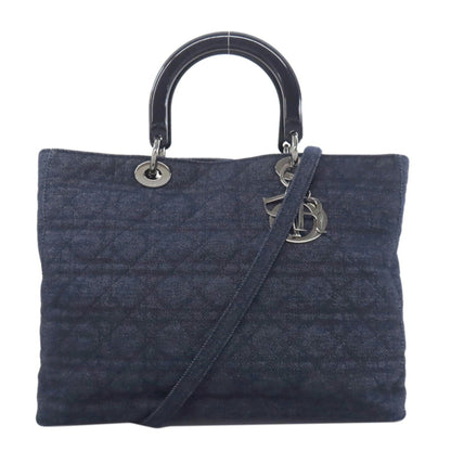 Christian Dior Navy Denim Handbag ()
