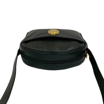 Christian Dior Black Leather Pochette Shoulder Bag Style 7