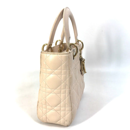 Christian Dior Beige Leather Handbag Style 7