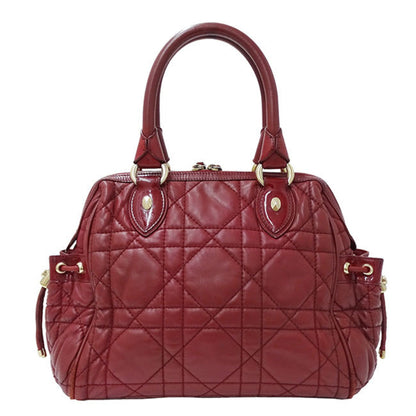 Christian Dior Red Color Leather Handbag Style 2