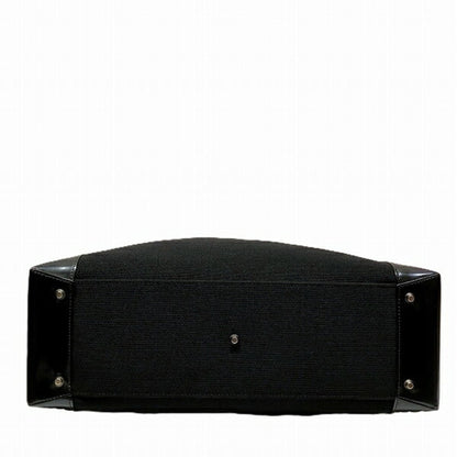 Christian Dior Black Canvas Pouch Shoulder Bag Tote Bag
