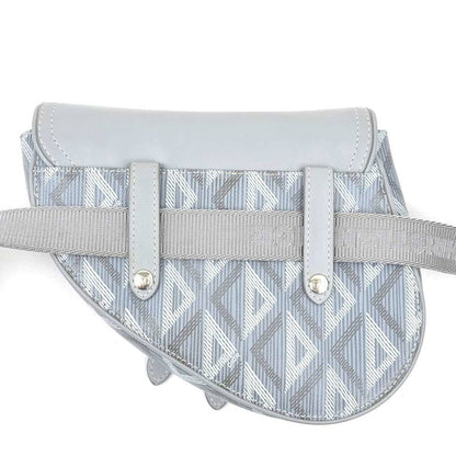 Christian Dior Gray Leather Sling Bag