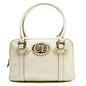 Christian Dior Ivory Leather Handbag Leather