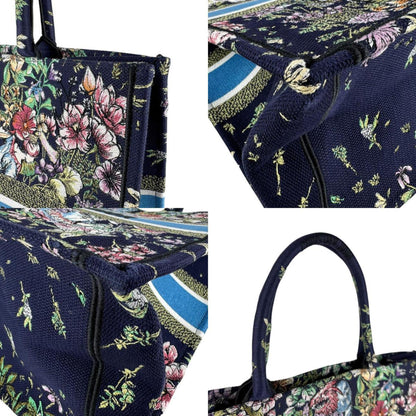 Christian Dior Multi-Color Navy Canvas Shoulder Bag