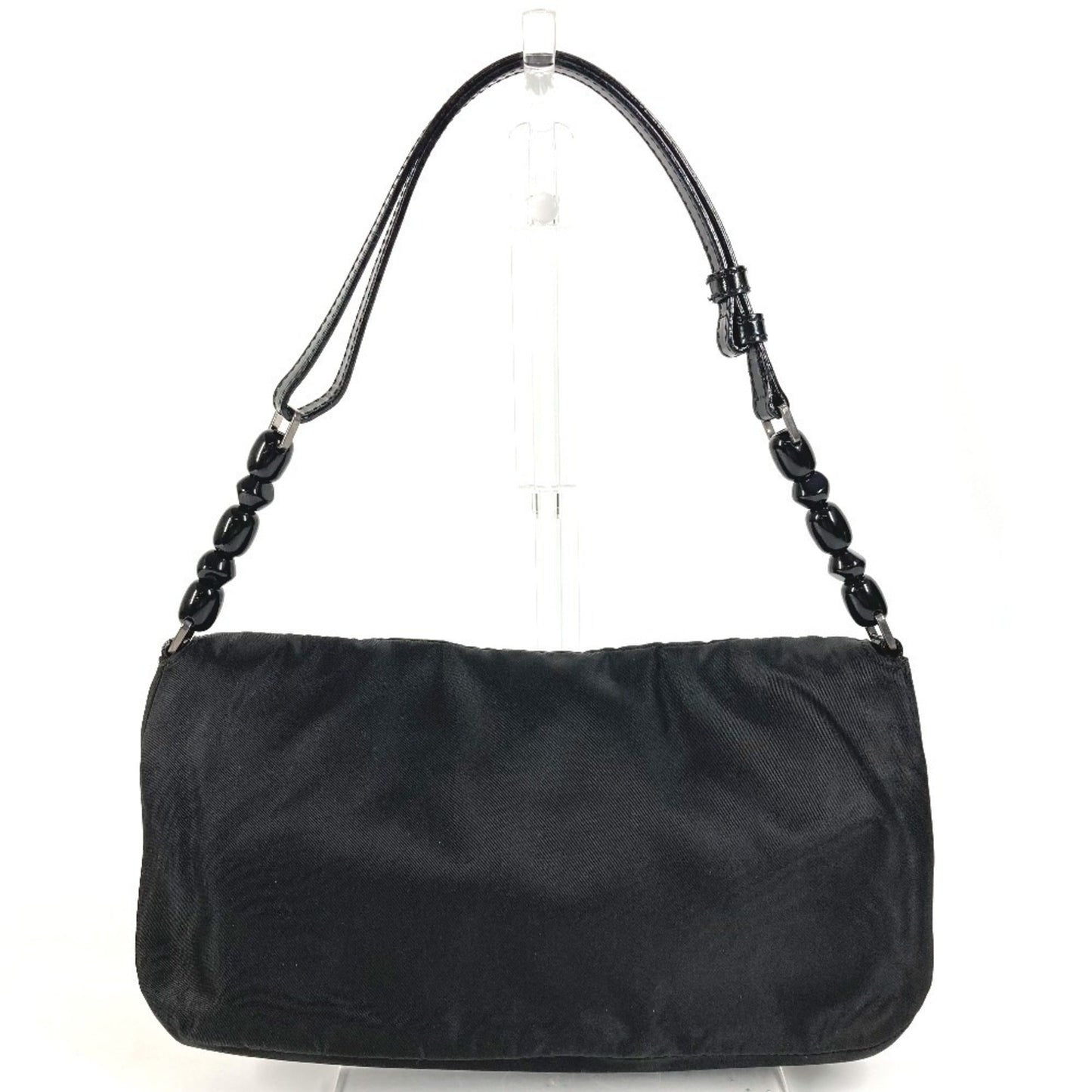 Christian Dior Black Monogram Nylon Pouch Shoulder Bag