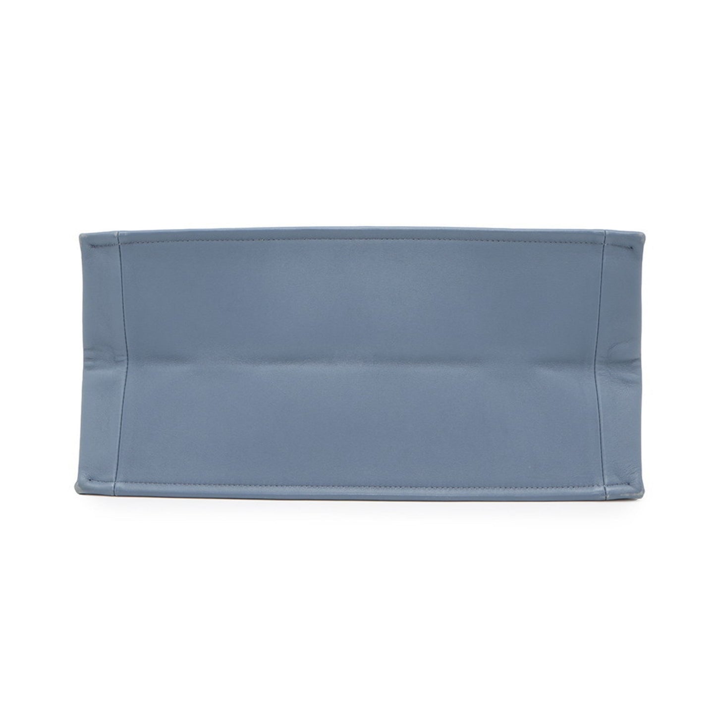 Christian Dior Blue Leather Tote Bag
