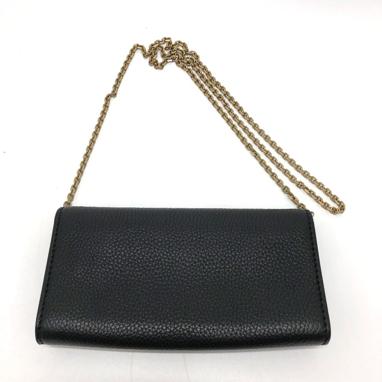 Christian Dior Black Leather Shoulder Bag Style 44