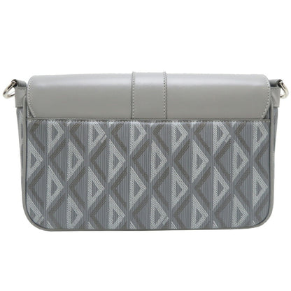 Christian Dior Gray Leather Shoulder Bag Style 3