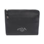 Christian Dior Black Leather Clutch Bag Leather