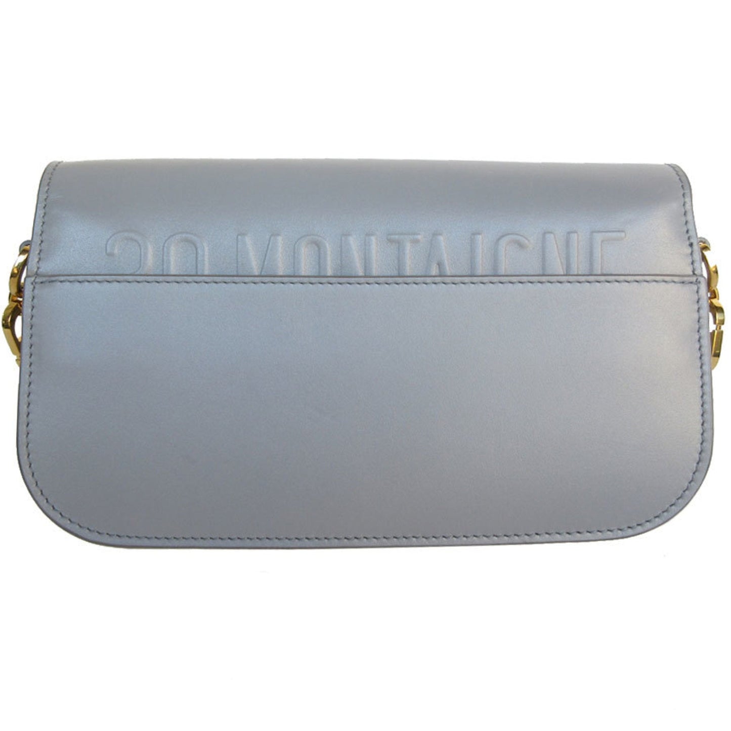 Christian Dior Gray Leather Shoulder Bag Style 9